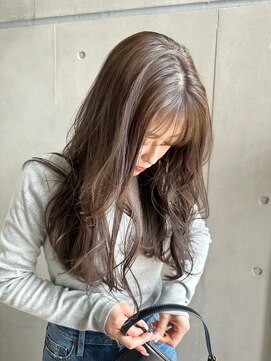 ブラウンカラー/ブリーチなしベージュ/アッシュ