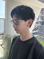 ワンズ リー 下北沢店(ONE's ly)&nbsp;アップバング　メンズショート