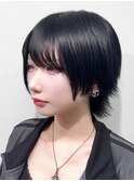 ショートウルフミディアムウルフウルフカット中性スタイル