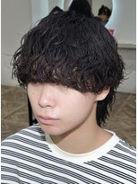 ボンドストーリールミエール(Bond Story lumiere)&nbsp;波巻きパーマ波巻きスパイラルパーマラウンドマッシュ刈り上げ