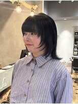 ルーク バイ ヘアーポケット(Luke by hair pocket)&nbsp;ウルフミディアムとブルーブラック