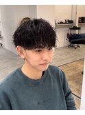 波巻きシャドウパーマ