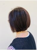 朝ラク丸みボブで時短ヘア【下総中山】
