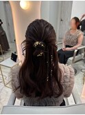 美髪＊カチモリヘア＊ハーフアップアレンジ＊Zina札幌大通