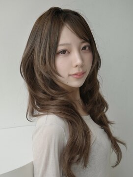 ハチ(HACHI) 今っぽブラウンに馴染ませエクステ