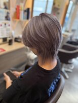 アンサ 長岡天神店(ANSA)&nbsp;ペールパープルで作る上品シルバーショート
