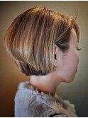 Classic BOB style with White Bleach