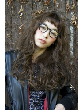 ファヴォリ(favori) 【favori　 自由ケ丘】】グレージュ×シースルーバング