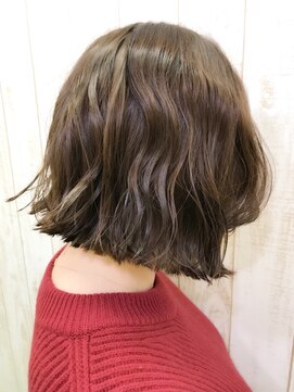 エスブランドワールドワイド(S BRAND world wide) 大人女子♪切りっぱなし前下がりボブ☆