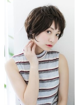 アジールヘア 東上野店(agir hair) ルーズカールショートボブ/ハンサムショート