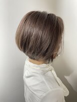 ヘアースタジオ ゼン(hair studio Zen) かきあげ　ピンクバイオレット　イメチェン