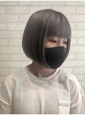 透明感抜群グレーカラー