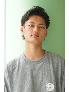 にもう ニュアンスマッシュソフトパーマショートショートウルフ１