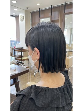 ジッピー ヘアーコレクション 黒髪ボブ ぱっつんボブ ブラントボブ