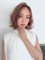 クシュ 所沢東口店(kusyu...) 大人かわいい#美髪#ネビージュ#ホワイトグレージュ#こなれミディ