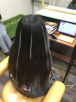 ヘアースペース 練馬店(hair space COCO)&nbsp;エクステでメッシュ