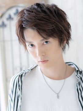 モッズヘアー メン 戸田公園店(mod's hair men) 女子ウケバッチリ◎くせ毛風アシンメトリーショートa戸田公園