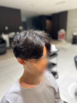 アヴァンスクロス あべのルシアス店(AVANCE. CROSS) センターパート×ニュアンスパーマ