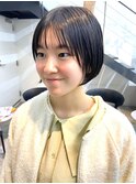 コンパクトボブ　ミニボブ　シースルーバング　ボブレイヤー