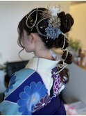 編み下ろしポニー