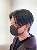 【メンズ】ニュアンスセンターパート