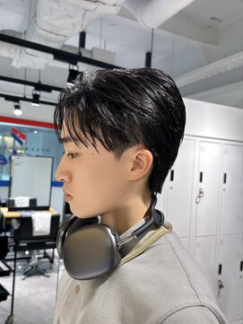 オーシャン トーキョー コウベ(OCEAN TOKYO KOBE) センターパート韓国ヘアコンマバングニュアンスパーママッシュ