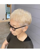 ソイア 春日井店(Soea) ケアブリーチ　70代　脱白髪染め　から2ヶ月