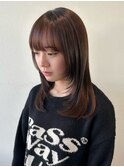 顔周りレイヤー/レイヤー/縮毛矯正/髪質改善/10代20代30代