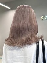 ソル ジングウマエ(SOL JINGUMAE)&nbsp;ミルクティーベージュローライトインナーカラーハイライト