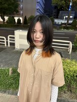 クーヘアー(coohair)&nbsp;ミディアムレイヤー×裾カラー