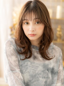 カバーヘア ブリス 上尾西口店(COVER HAIR bliss) 大人ガーリー小顔くびれカールレイヤーカットh3上尾20代30代40代