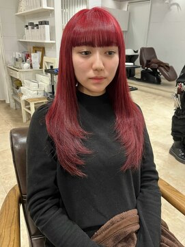 シー ヘアデザイン(see hair design) メルティカラーフェミニロング似合わせカットウェーブミディアム