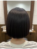 髪質改善縮毛矯正でつるんとまとまるボブへ☆