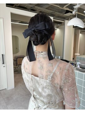 ネウィ 広島(newi) ヘアセット/お呼ばれヘア/シニヨン/韓国/ブライダル花嫁