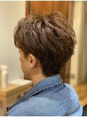 毛流れパーマメンズスタイル