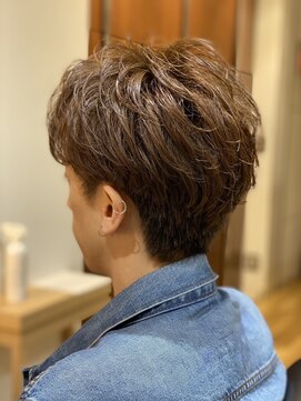 ケイキューブ(K-CUBE) 毛流れパーマメンズスタイル