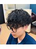 メンズカット＋メンズパーマ＋トリートメント￥12000