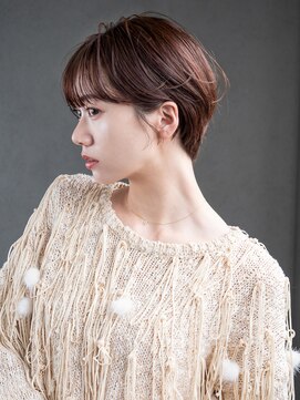 アイティーバイアルバム 藤沢店(IT by ALBUM) ショートおくれ毛韓国ヘアグレージュ_F20149