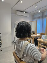 クラップス 上大岡(CLAPS)&nbsp;切りっぱなしボブパーマ30代40代