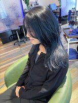ヘアースパリゾート リアン 燕三条店(Lien)&nbsp;ブルー_ハイライト_