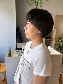 ヌン(nun)の写真/簡単お手入れで美フォルム持続!高い再現性はカット技術にあり!あなたにフィットしたショートご提案します☆