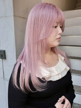 プネル(punel) ライトブルー ケアブリーチ 風 原宿 佐藤