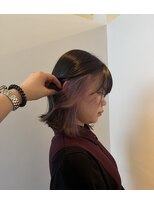 ニュウニュウ(NIU NIU) ボブ×インナーカラー