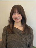 大人上品ロングレイヤースタイルフェイスレイヤーカット20代30代