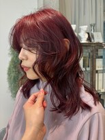 トレンチ(TRENCH)&nbsp;【KOTONA】ブリーチなしチェリーレッド