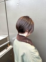 プランツヘアー 高宮店(Plants hair)&nbsp;お手入れ簡単ショートボブ ベージュカラー