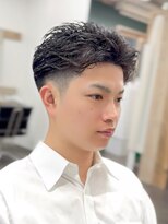 シープドッグ(SHEEP DOG)&nbsp;メンズパーマ　ビジネスパーマ　七隈駅　福岡大学前　朝楽