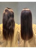 改善3回目/毛先のパサつき→艶と収まり