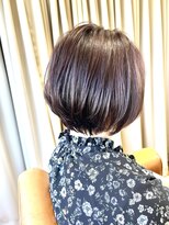ネオリーブサイン 大森店(Neolive sign) 艶髪バイオレットベージュ ショートボブ 大森