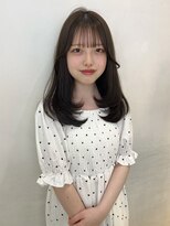 アクシス 栄店(`AXIS)&nbsp;森崎ワンホンレイヤー/ミルクティーブロンド/ダークブルー/栄